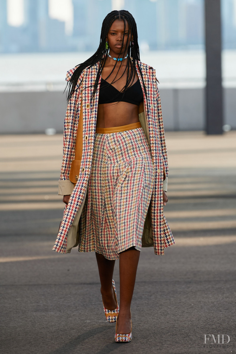 Neema Ngerero featured in  the Coach fashion show for Spring/Summer 2022