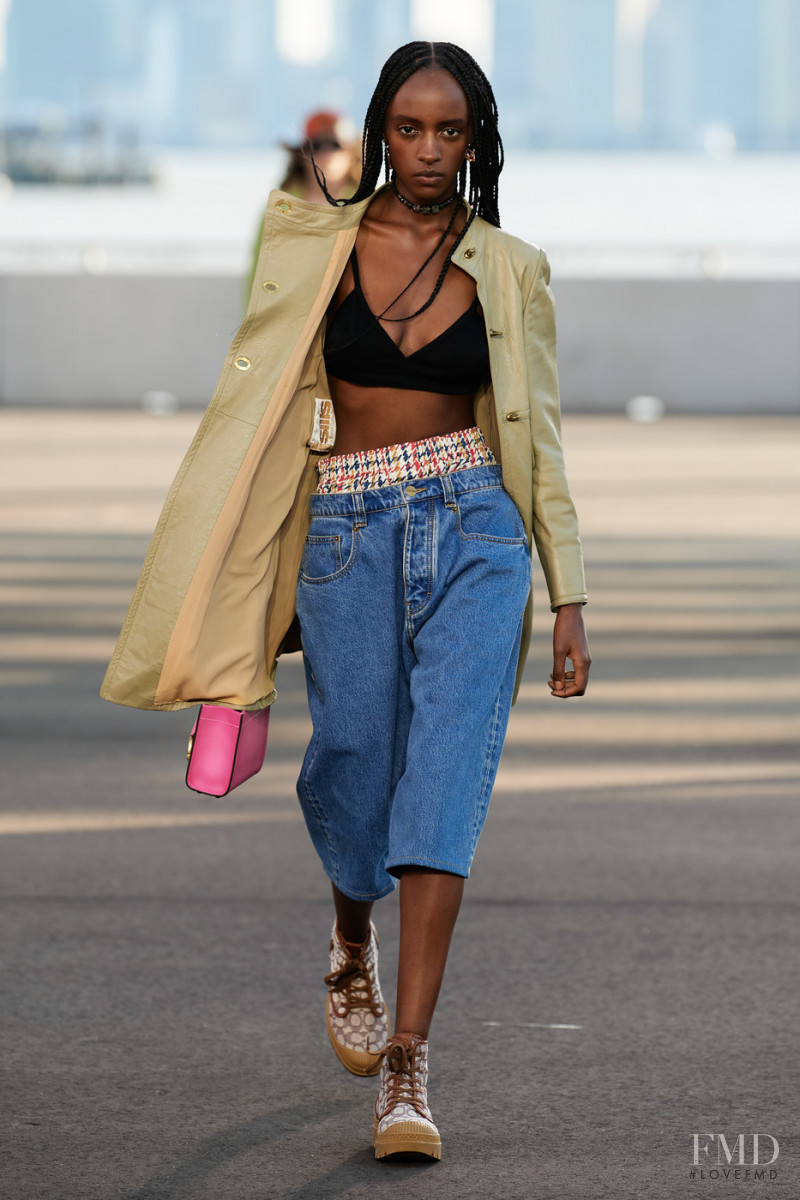 Metta Irebe featured in  the Coach fashion show for Spring/Summer 2022