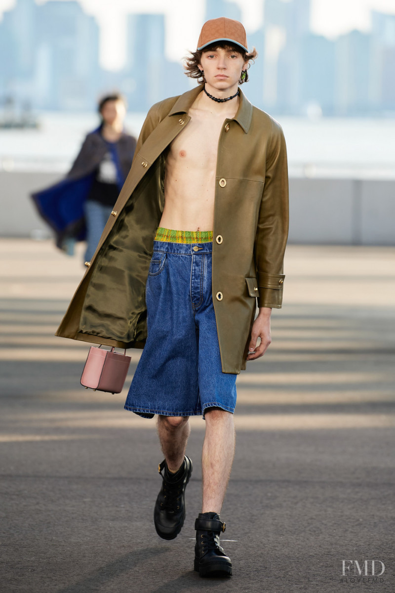 Cole Hardwick featured in  the Coach fashion show for Spring/Summer 2022