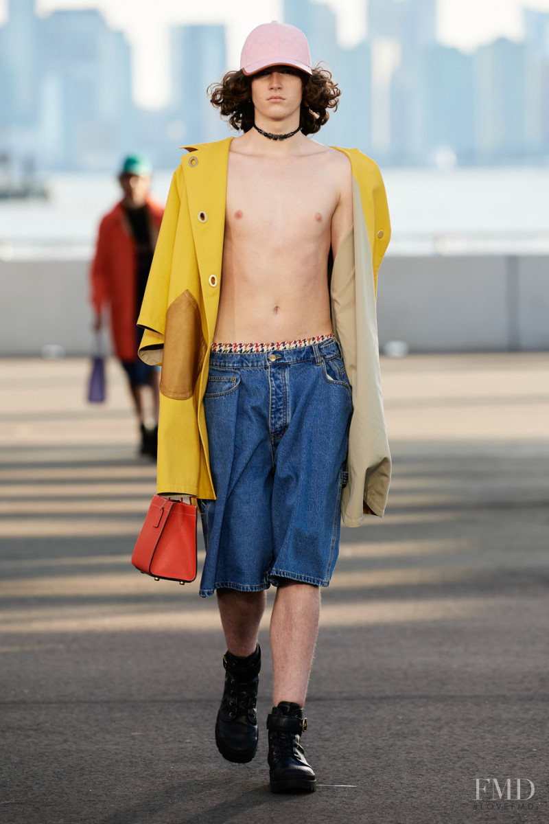 Liam Mackenzie featured in  the Coach fashion show for Spring/Summer 2022