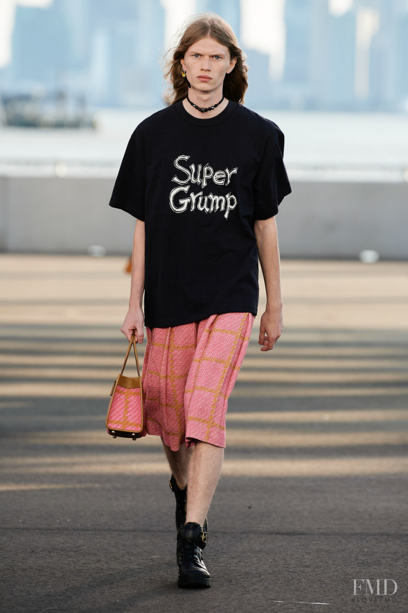Finlay Mangan featured in  the Coach fashion show for Spring/Summer 2022