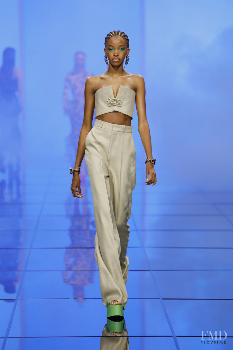 Jadore Benjamin featured in  the Del Core fashion show for Spring/Summer 2022