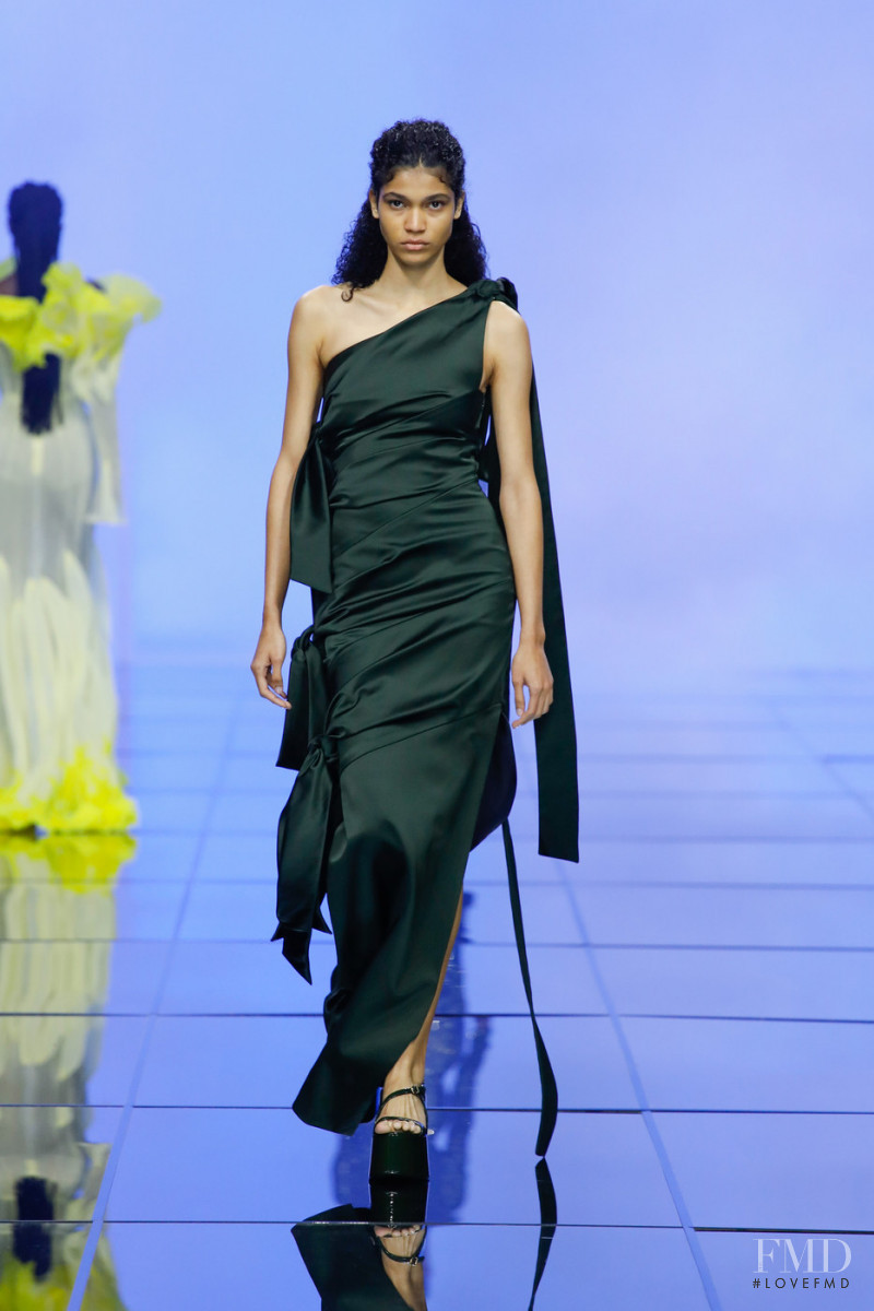 Raynara Negrine featured in  the Del Core fashion show for Spring/Summer 2022