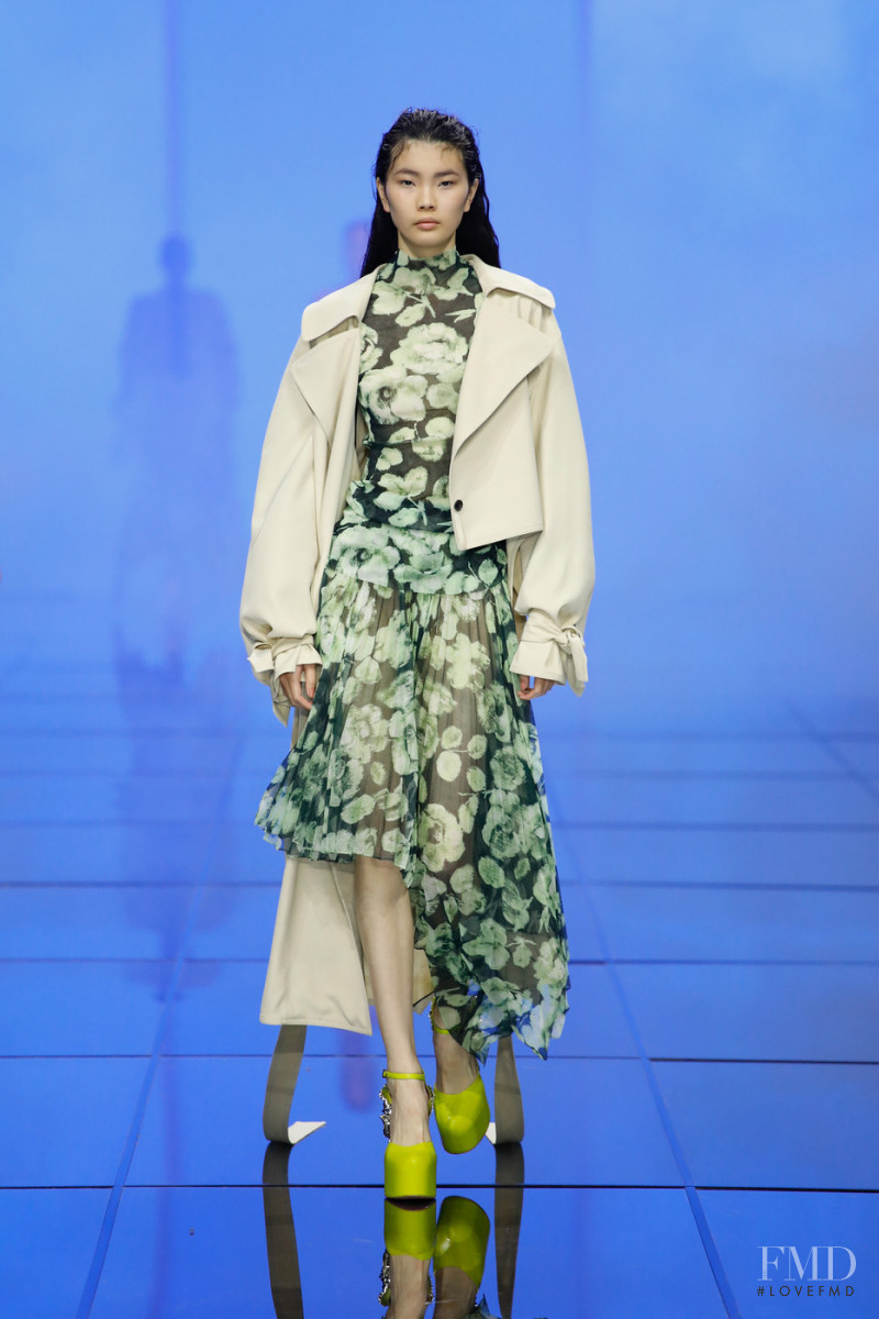 Sherry Shi featured in  the Del Core fashion show for Spring/Summer 2022