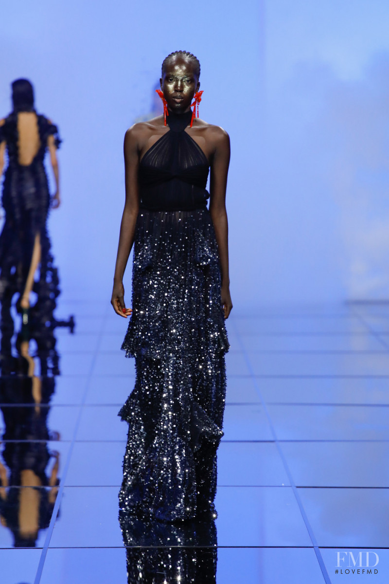 Ajok Madel featured in  the Del Core fashion show for Spring/Summer 2022