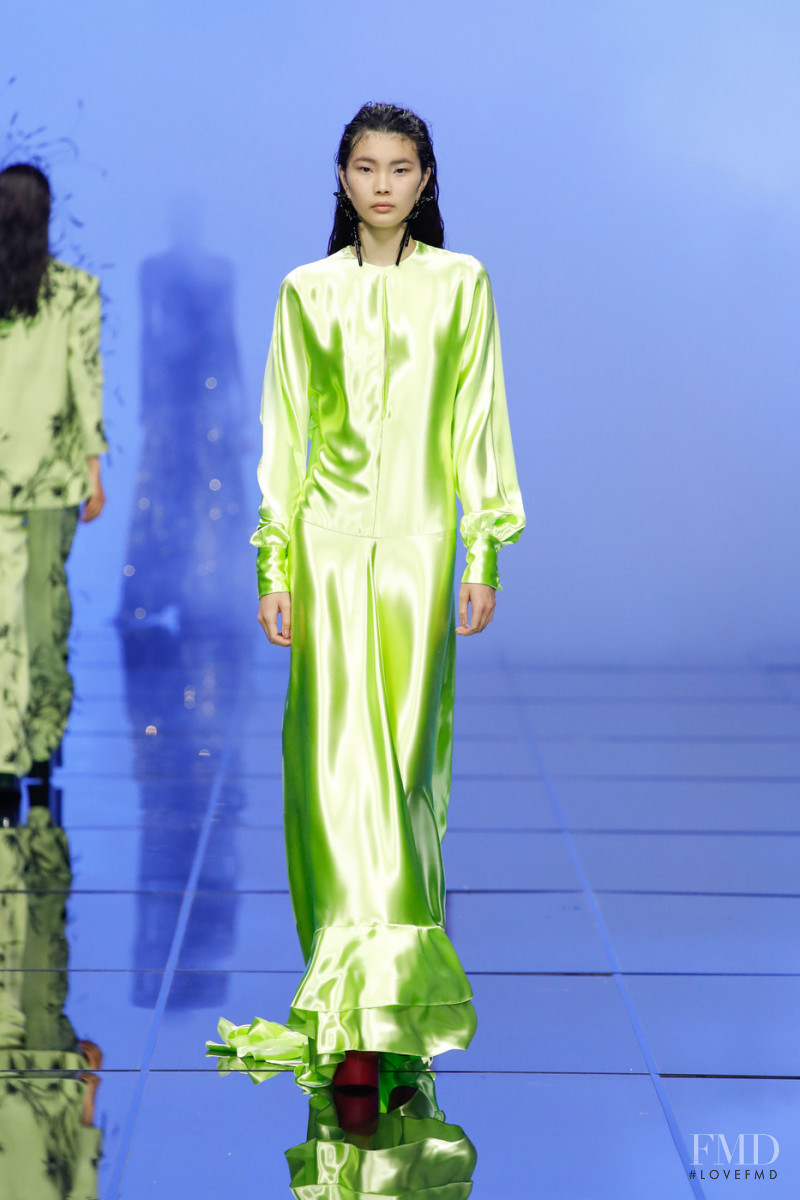 Sherry Shi featured in  the Del Core fashion show for Spring/Summer 2022