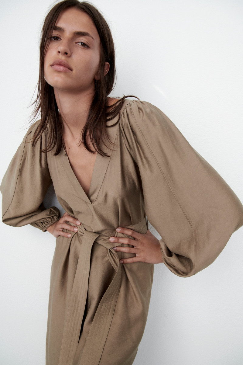 Adele Aldighieri featured in  the Zara catalogue for Autumn/Winter 2021