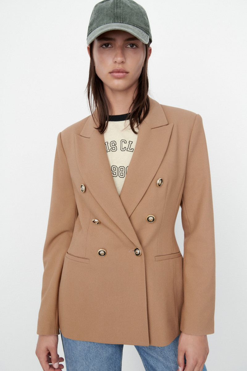 Adele Aldighieri featured in  the Zara catalogue for Autumn/Winter 2021