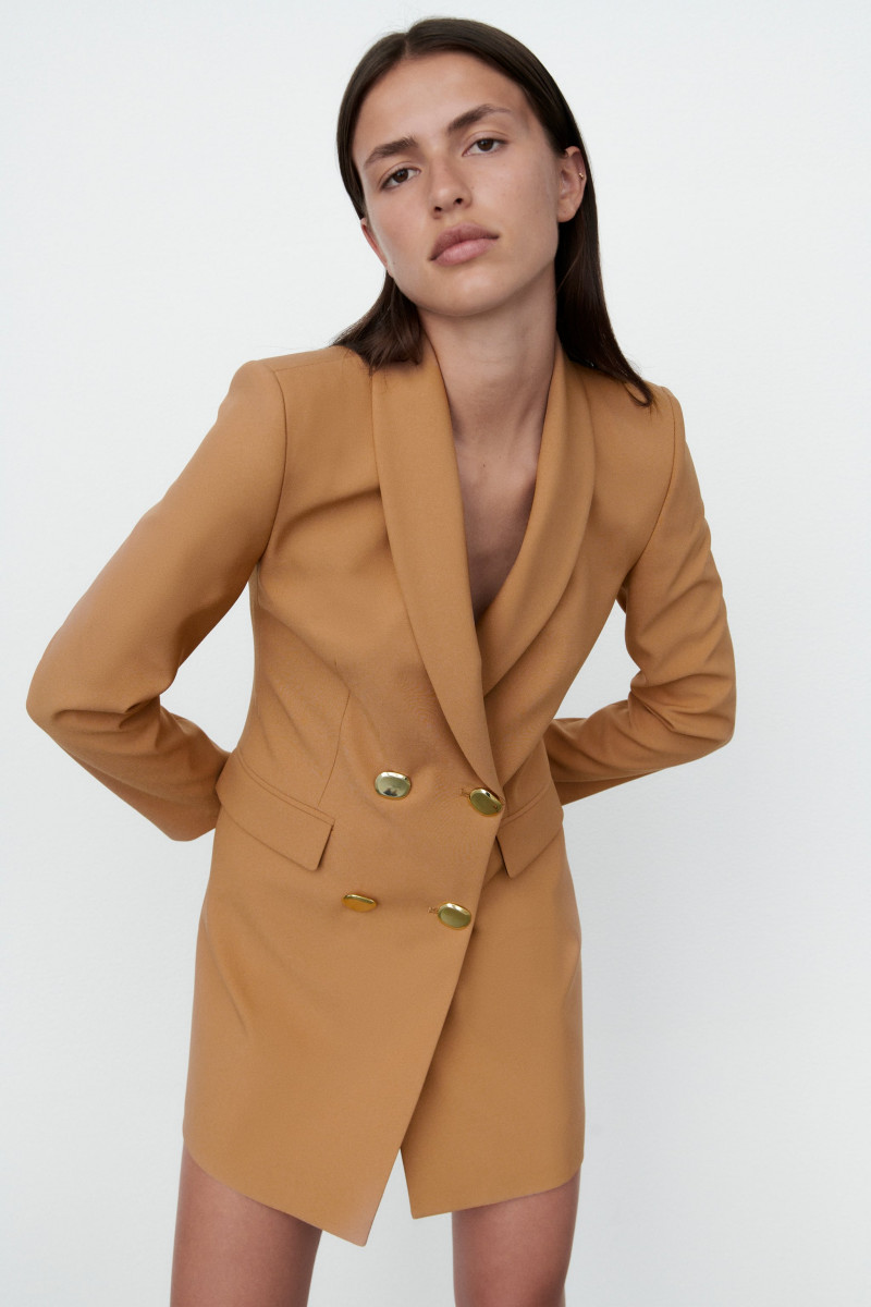 Adele Aldighieri featured in  the Zara catalogue for Autumn/Winter 2021