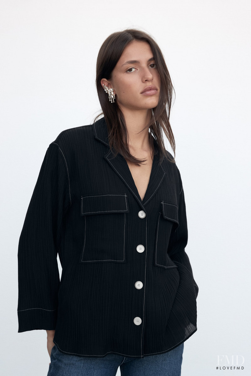 Adele Aldighieri featured in  the Zara catalogue for Autumn/Winter 2021