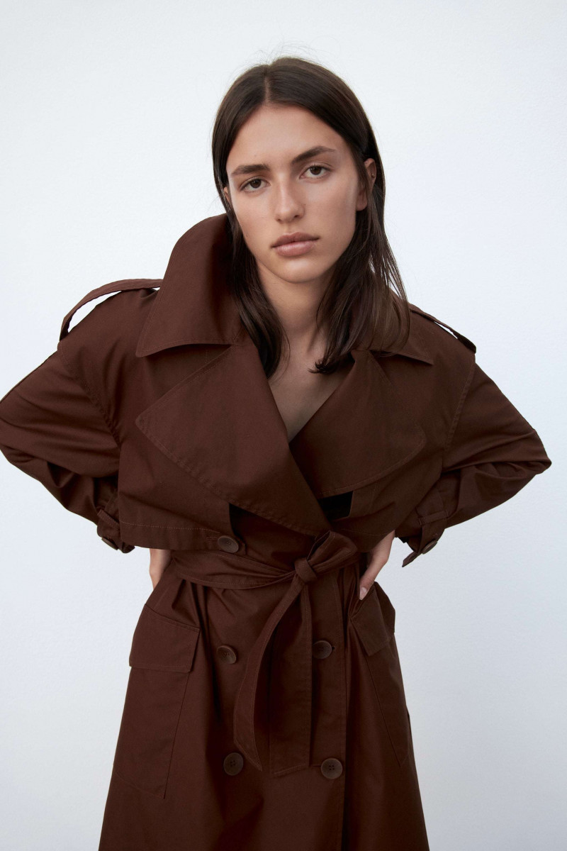 Adele Aldighieri featured in  the Zara catalogue for Autumn/Winter 2021