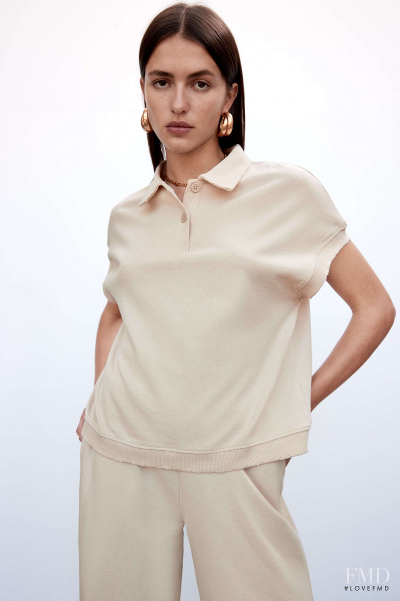 Adele Aldighieri featured in  the Zara catalogue for Autumn/Winter 2021