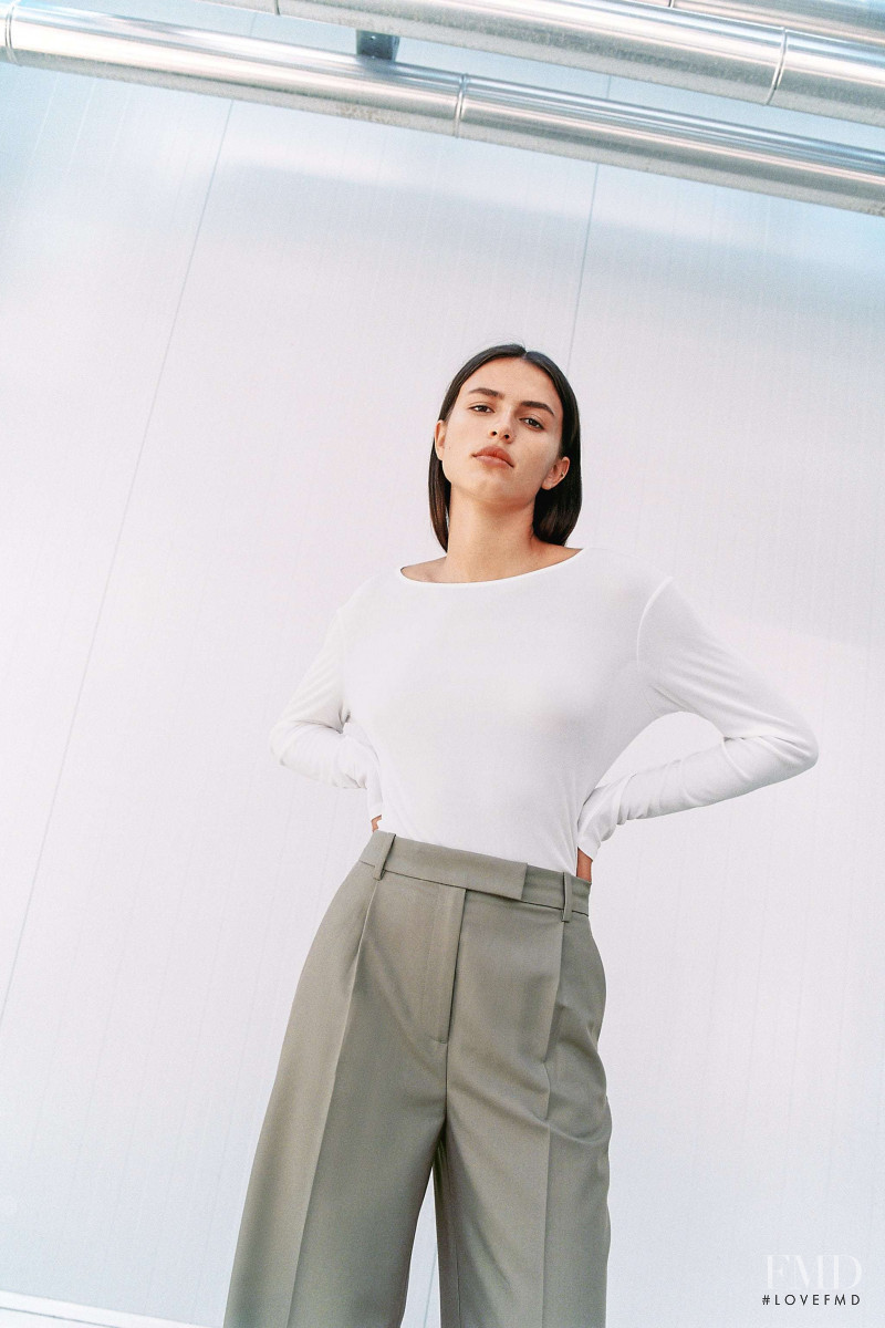 Adele Aldighieri featured in  the Zara catalogue for Autumn/Winter 2021