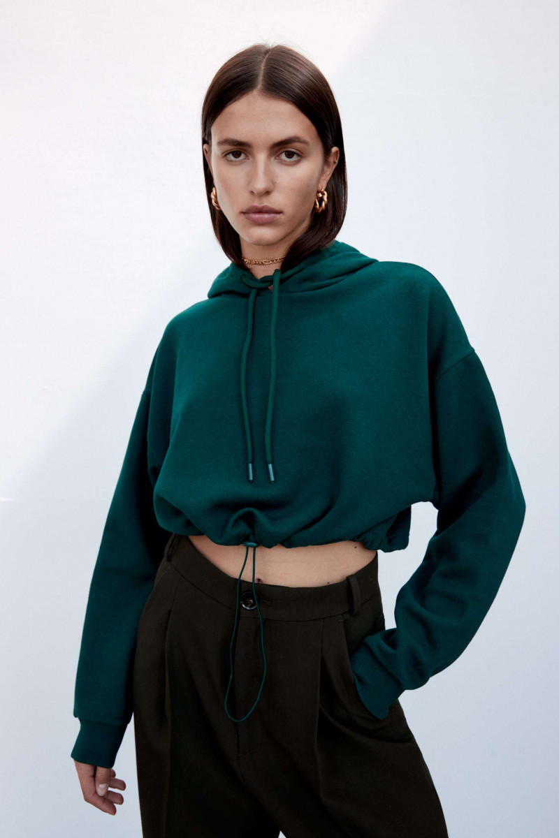 Adele Aldighieri featured in  the Zara catalogue for Autumn/Winter 2021