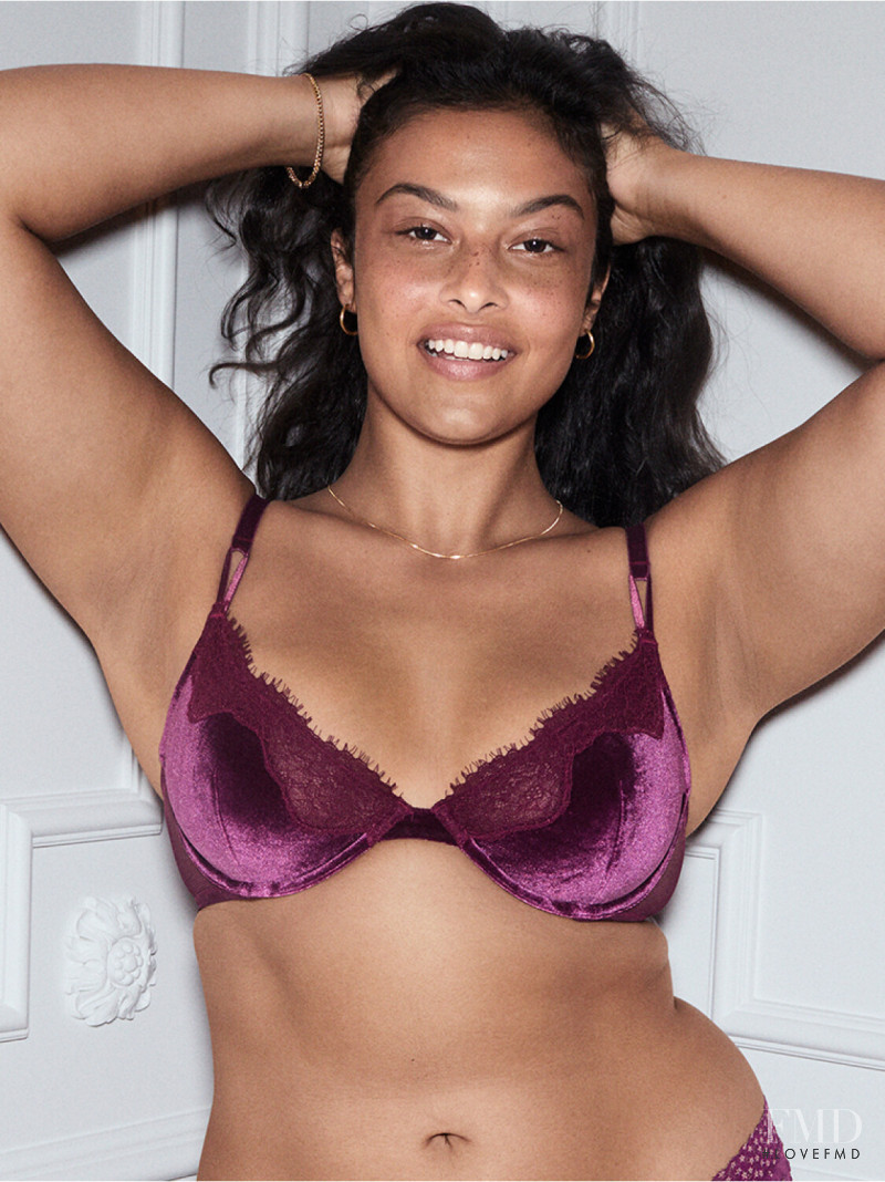 Devyn Garcia featured in  the Victoria\'s Secret catalogue for Christmas 2020