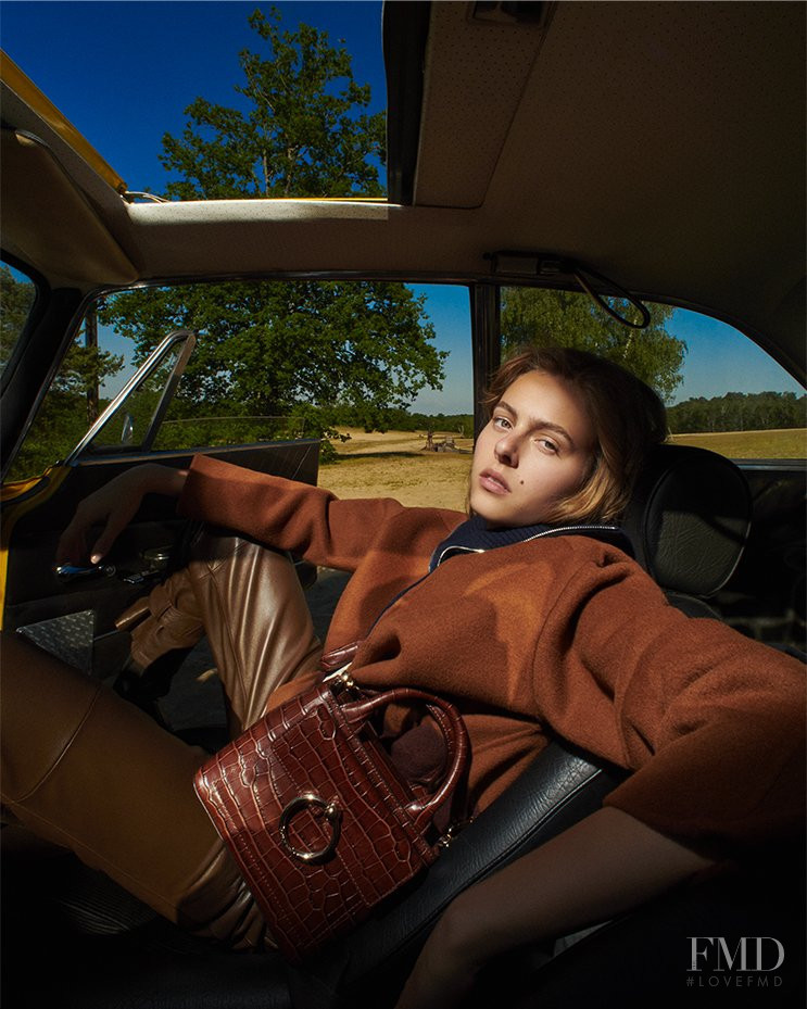 Ivanka Smilenko featured in  the Claudie Pierlot Wild Country advertisement for Autumn/Winter 2021