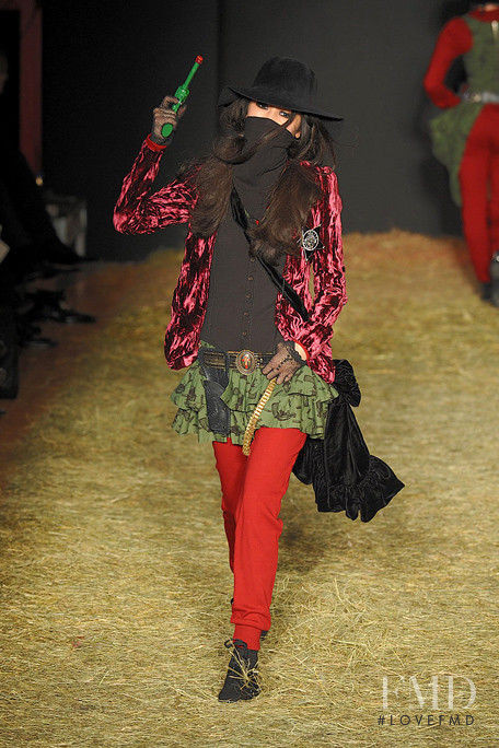 Yulia Saparniiazova featured in  the Betsey Johnson fashion show for Autumn/Winter 2010