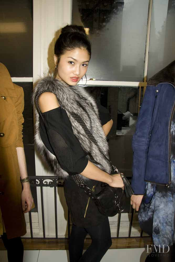 Yulia Saparniiazova featured in  the Rebecca Minkoff fashion show for Autumn/Winter 2010