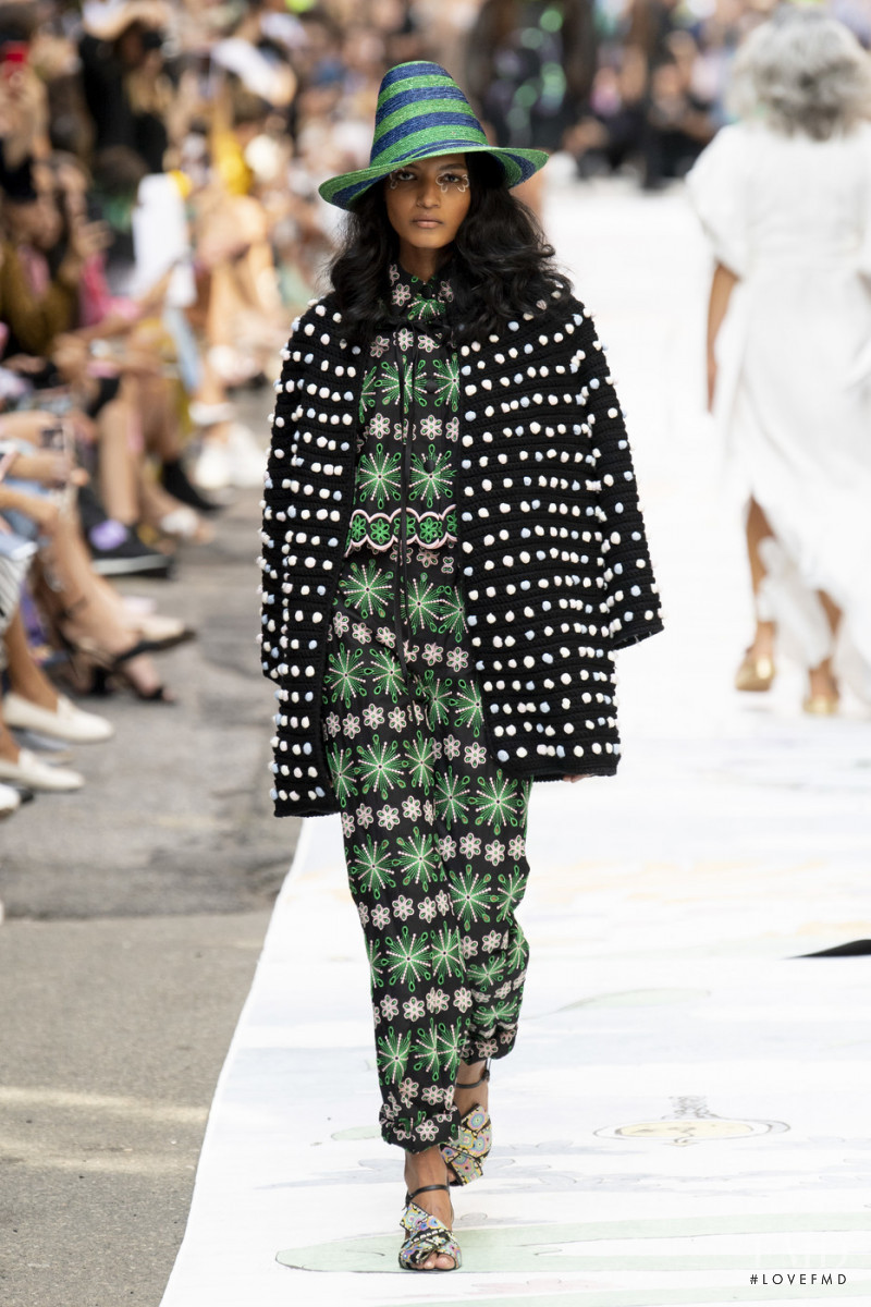 Shaanti Chaitram featured in  the Cynthia Rowley fashion show for Spring/Summer 2020