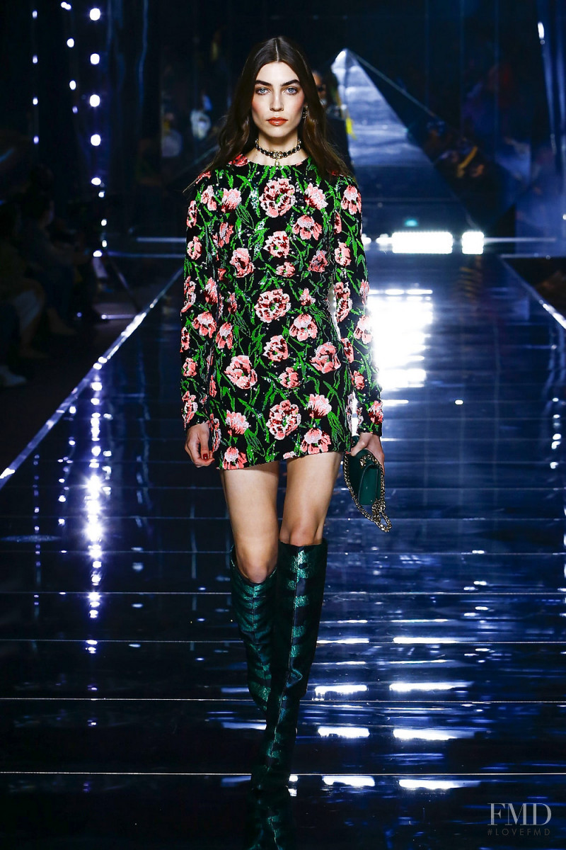 Polina Horsh featured in  the Dolce & Gabbana fashion show for Spring/Summer 2022