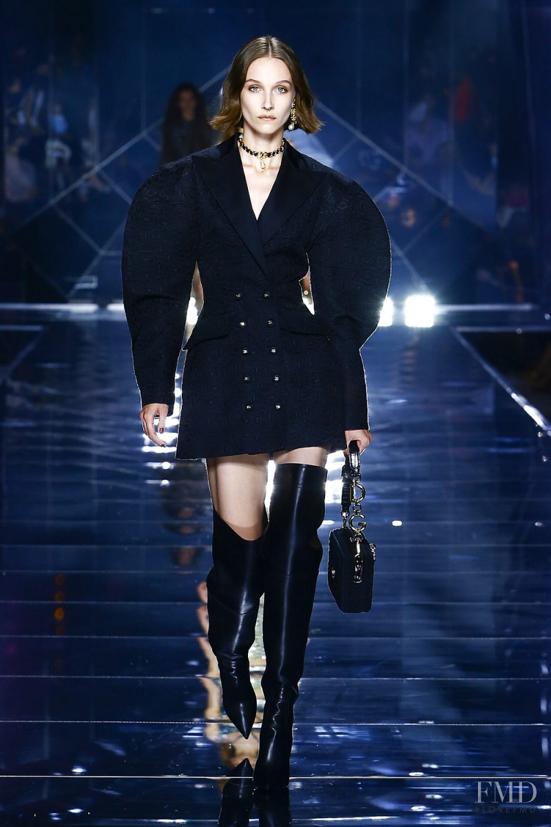 Sonya Romanchenko featured in  the Dolce & Gabbana fashion show for Spring/Summer 2022
