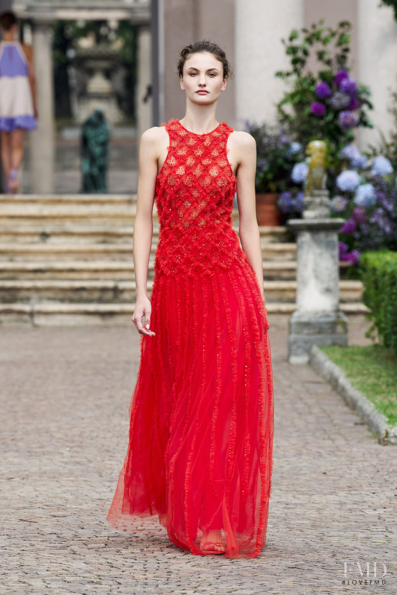 Paula Cioltean featured in  the Elisabetta Franchi fashion show for Spring/Summer 2021
