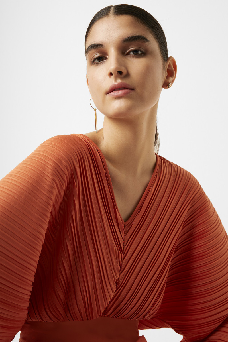 Paula Soares Santos featured in  the French Connection catalogue for Spring/Summer 2020