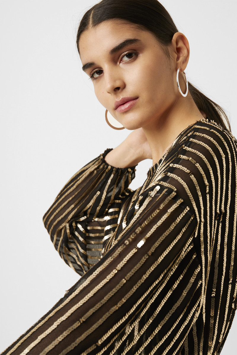 Paula Soares Santos featured in  the French Connection catalogue for Spring/Summer 2020