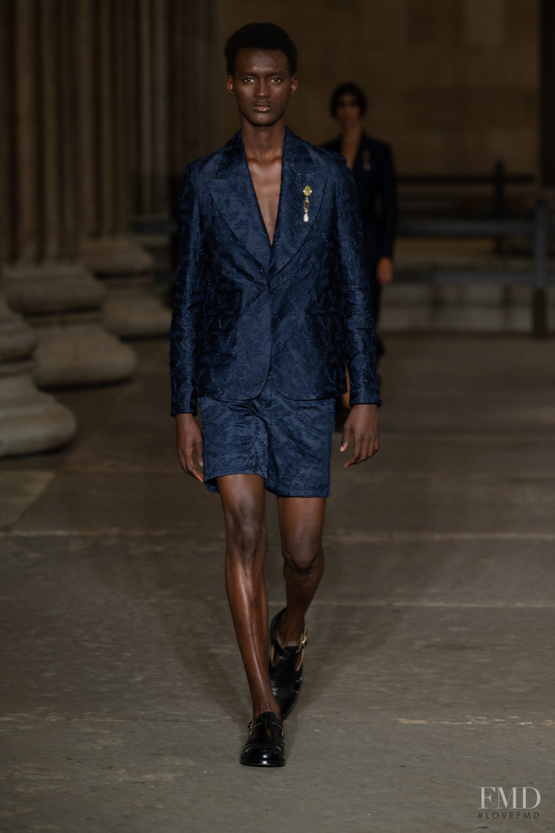 Bangali Drammeh featured in  the Erdem fashion show for Spring/Summer 2022