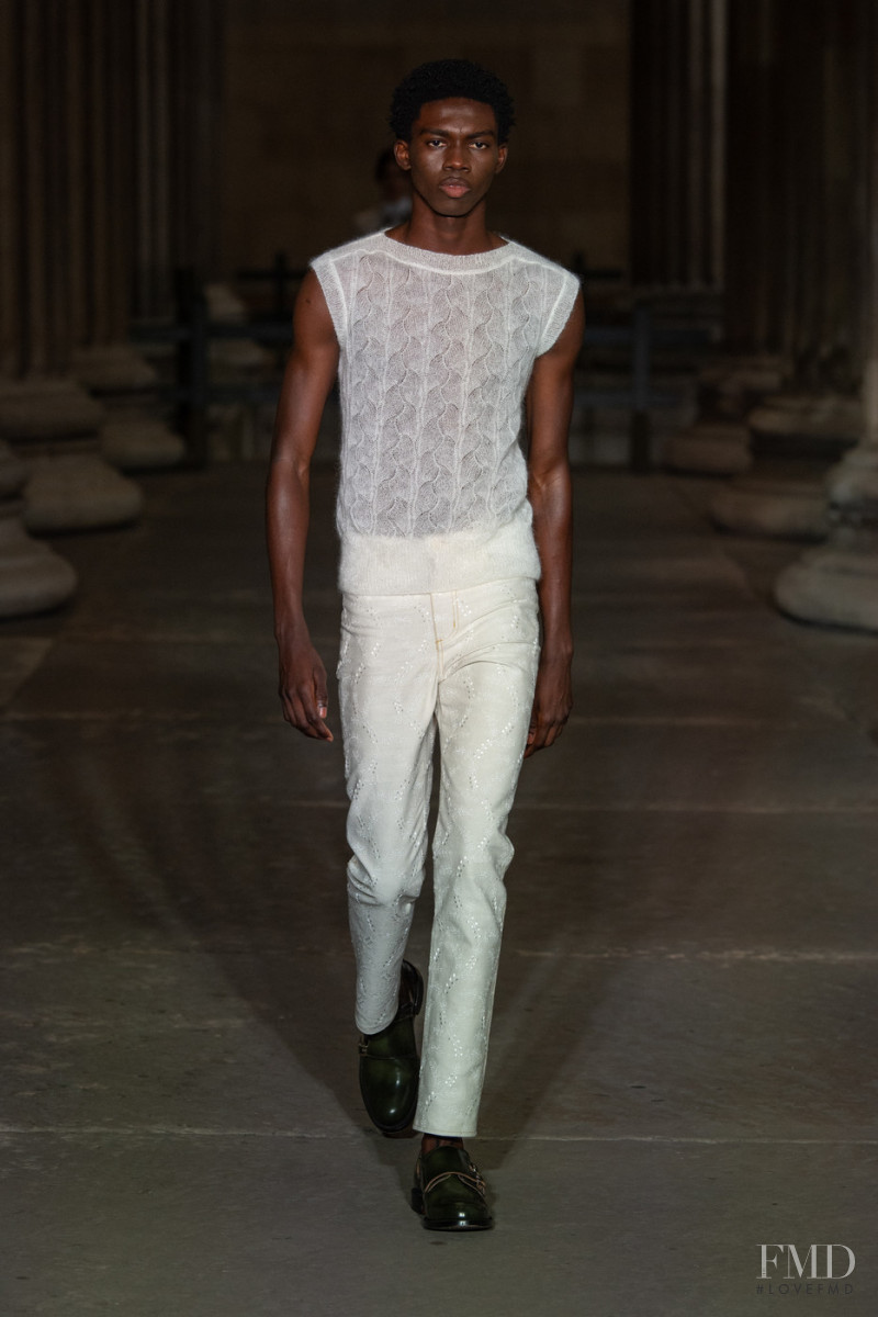 Ottawa Kwami featured in  the Erdem fashion show for Spring/Summer 2022