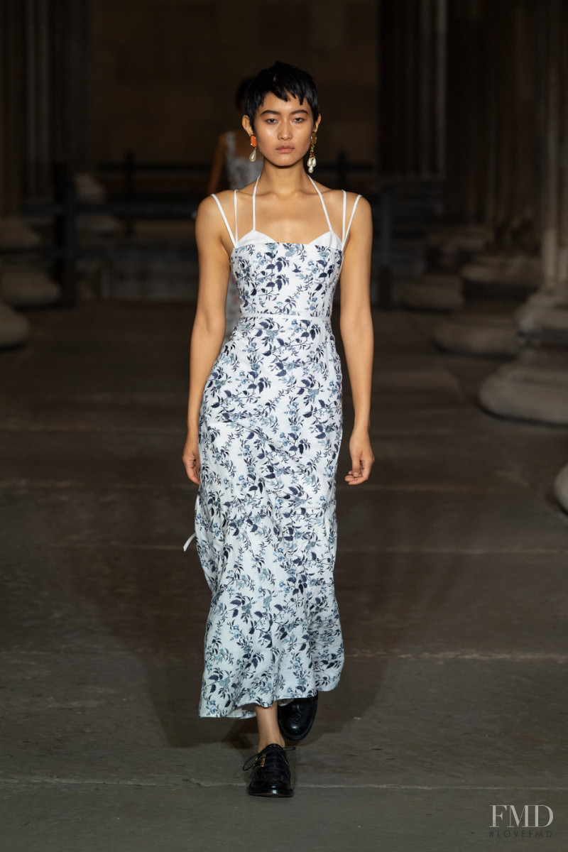 Eny Jaki featured in  the Erdem fashion show for Spring/Summer 2022