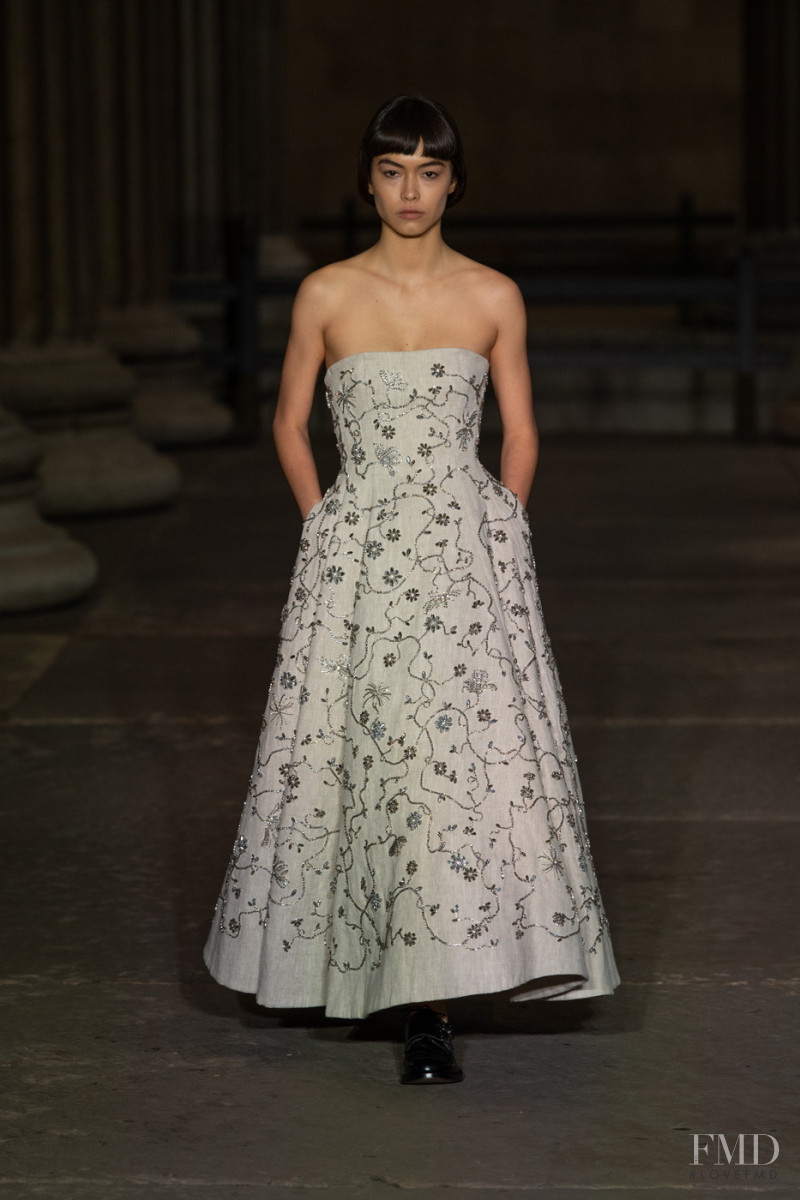 Maryel Uchida featured in  the Erdem fashion show for Spring/Summer 2022