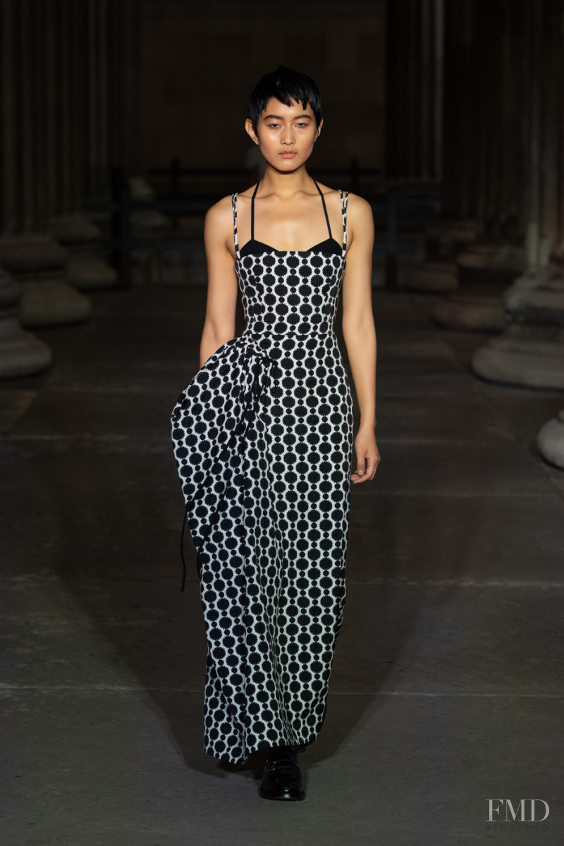 Eny Jaki featured in  the Erdem fashion show for Spring/Summer 2022