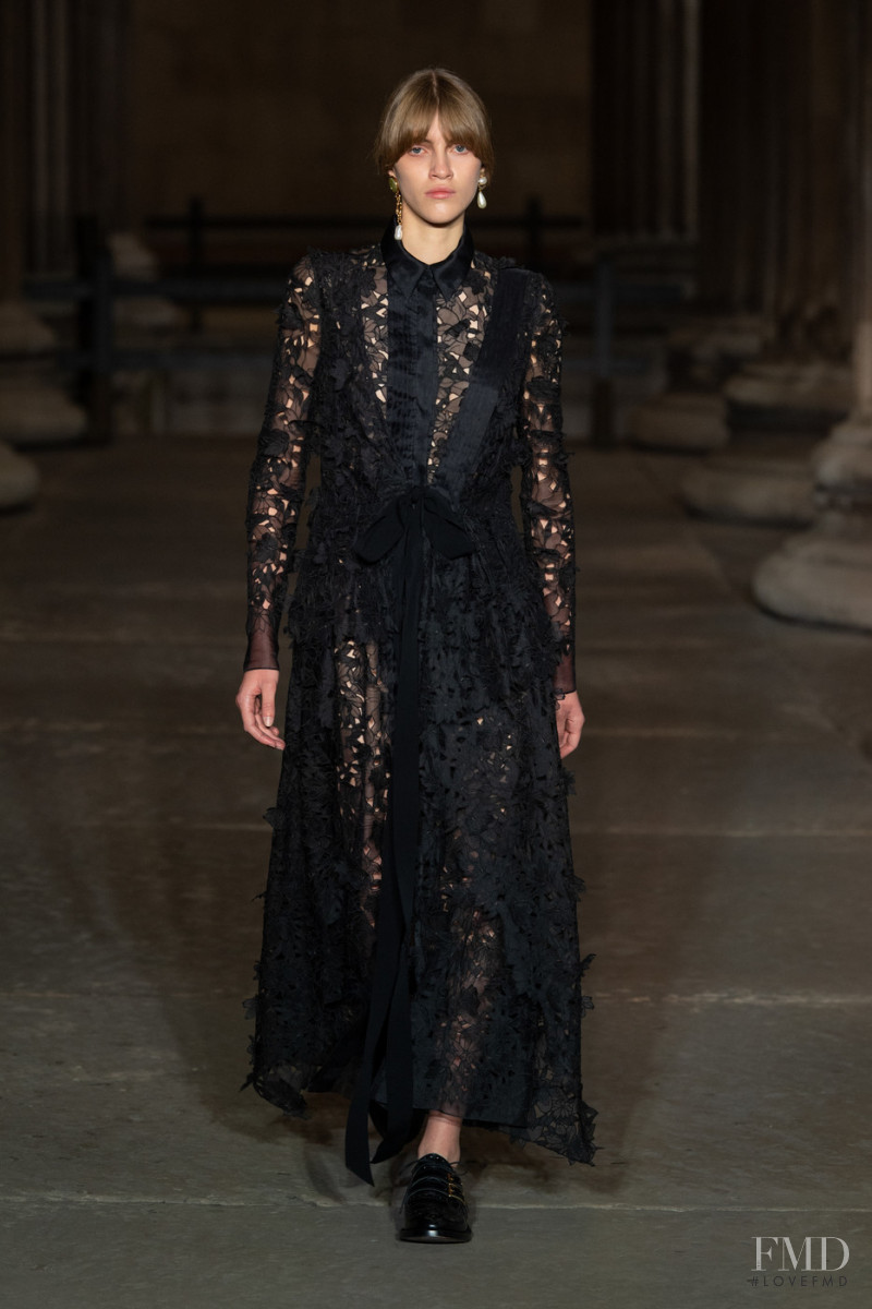 Alice Cooper featured in  the Erdem fashion show for Spring/Summer 2022