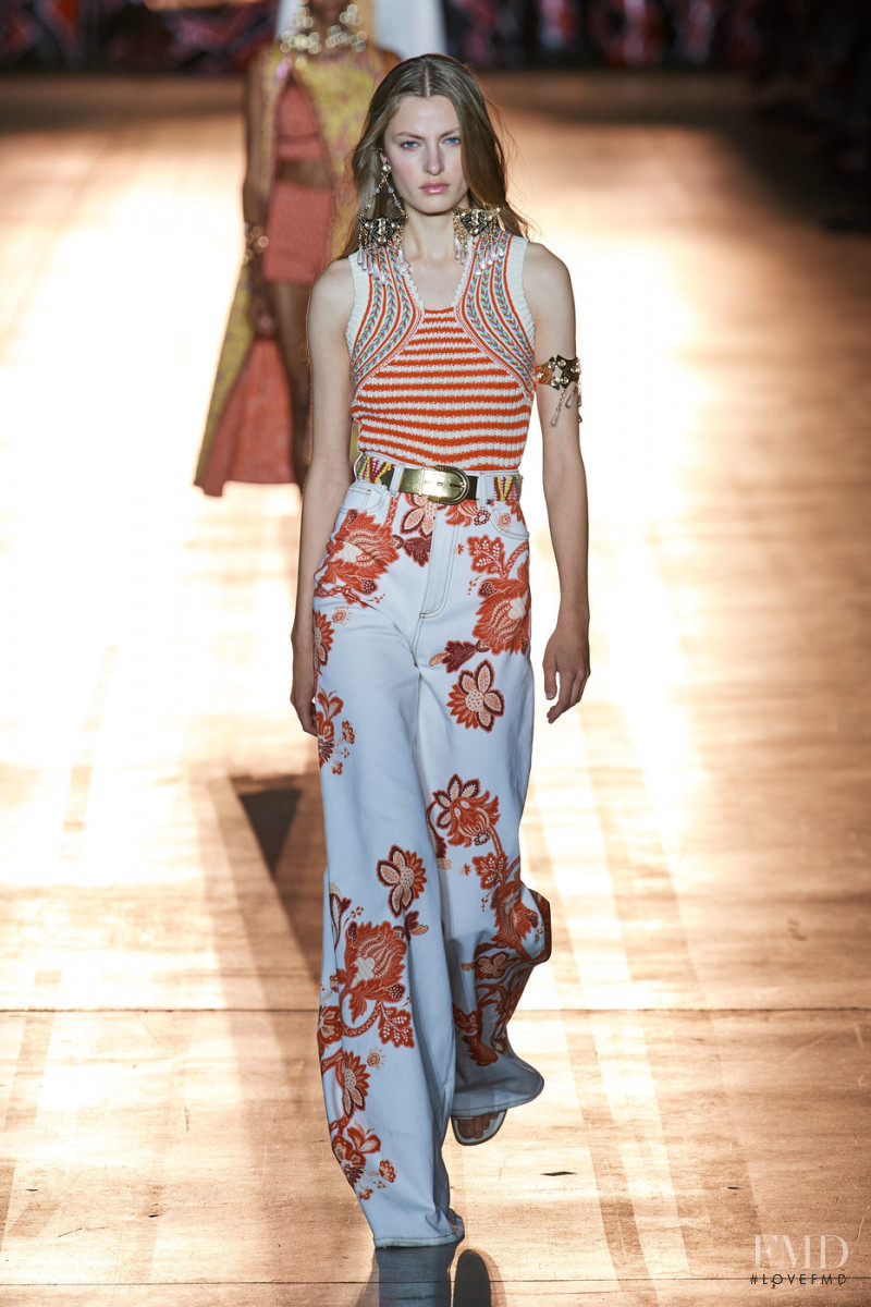 Felice Noordhoff featured in  the Etro fashion show for Spring/Summer 2022