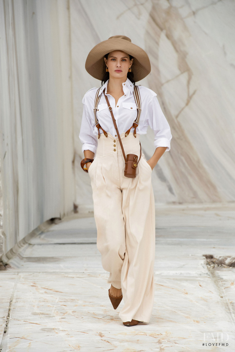 Isabeli Fontana featured in  the Elisabetta Franchi fashion show for Spring/Summer 2022