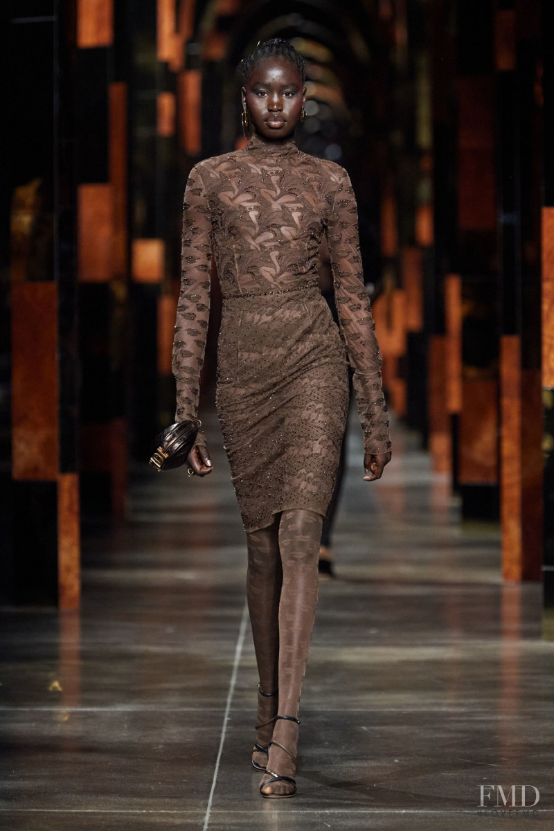 Adit Priscilla featured in  the Fendi fashion show for Spring/Summer 2022
