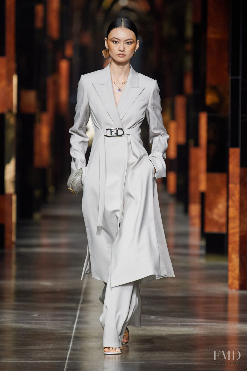 Cong He featured in  the Fendi fashion show for Spring/Summer 2022