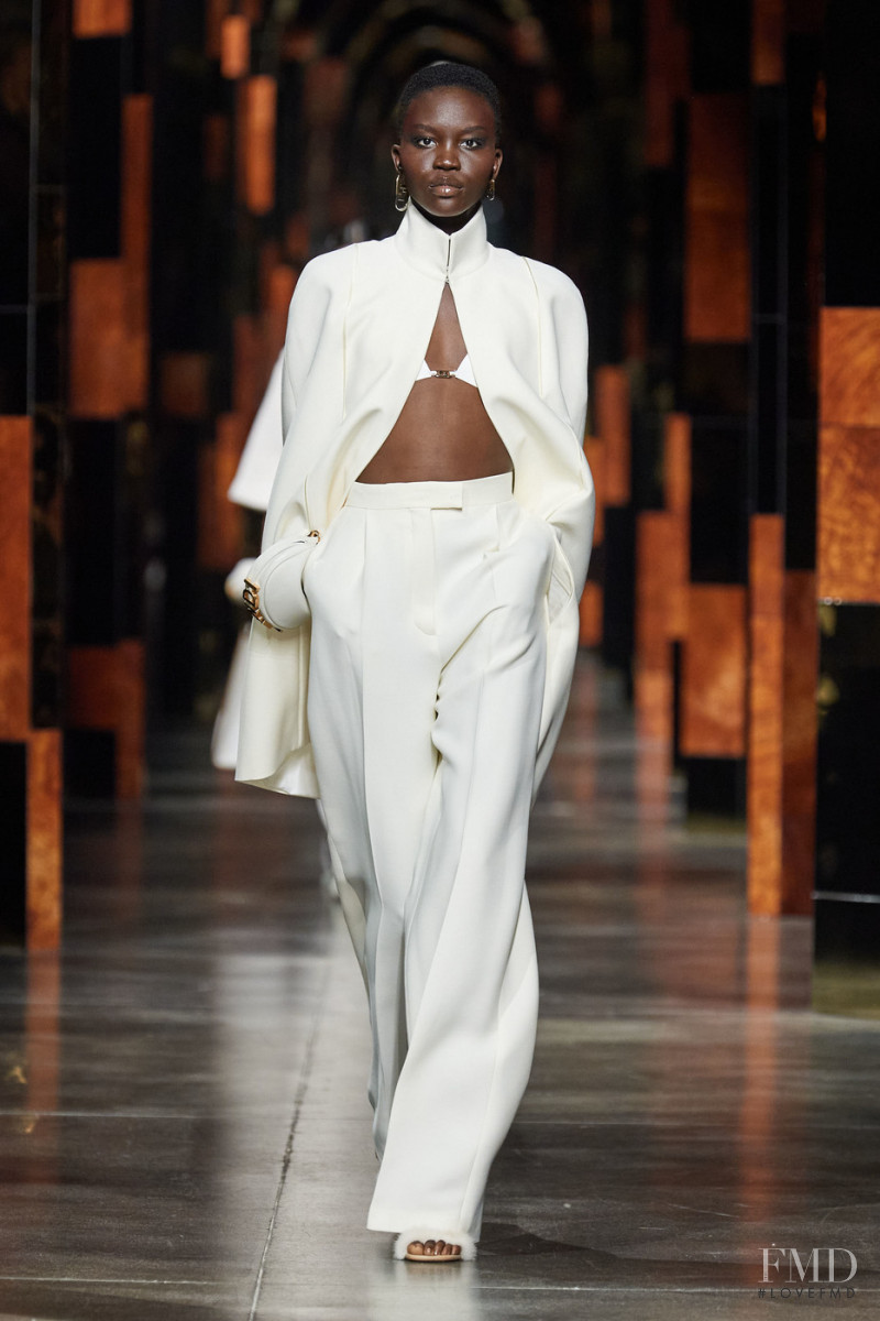 Achenrin Madit featured in  the Fendi fashion show for Spring/Summer 2022