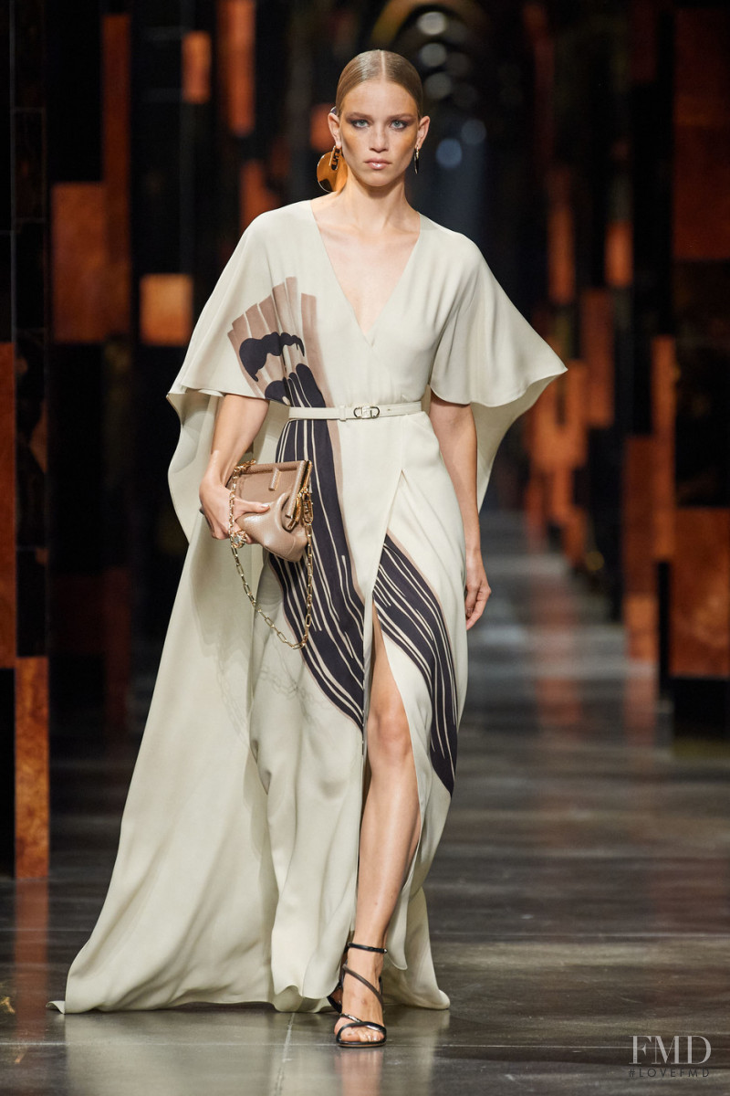 Rebecca Leigh Longendyke featured in  the Fendi fashion show for Spring/Summer 2022