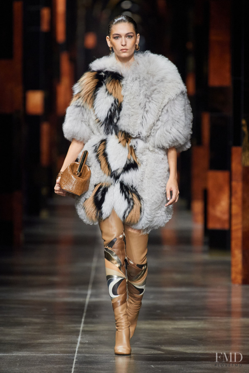 Rayssa Medeiros featured in  the Fendi fashion show for Spring/Summer 2022
