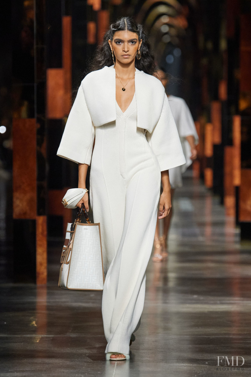 Anita Pozzo featured in  the Fendi fashion show for Spring/Summer 2022