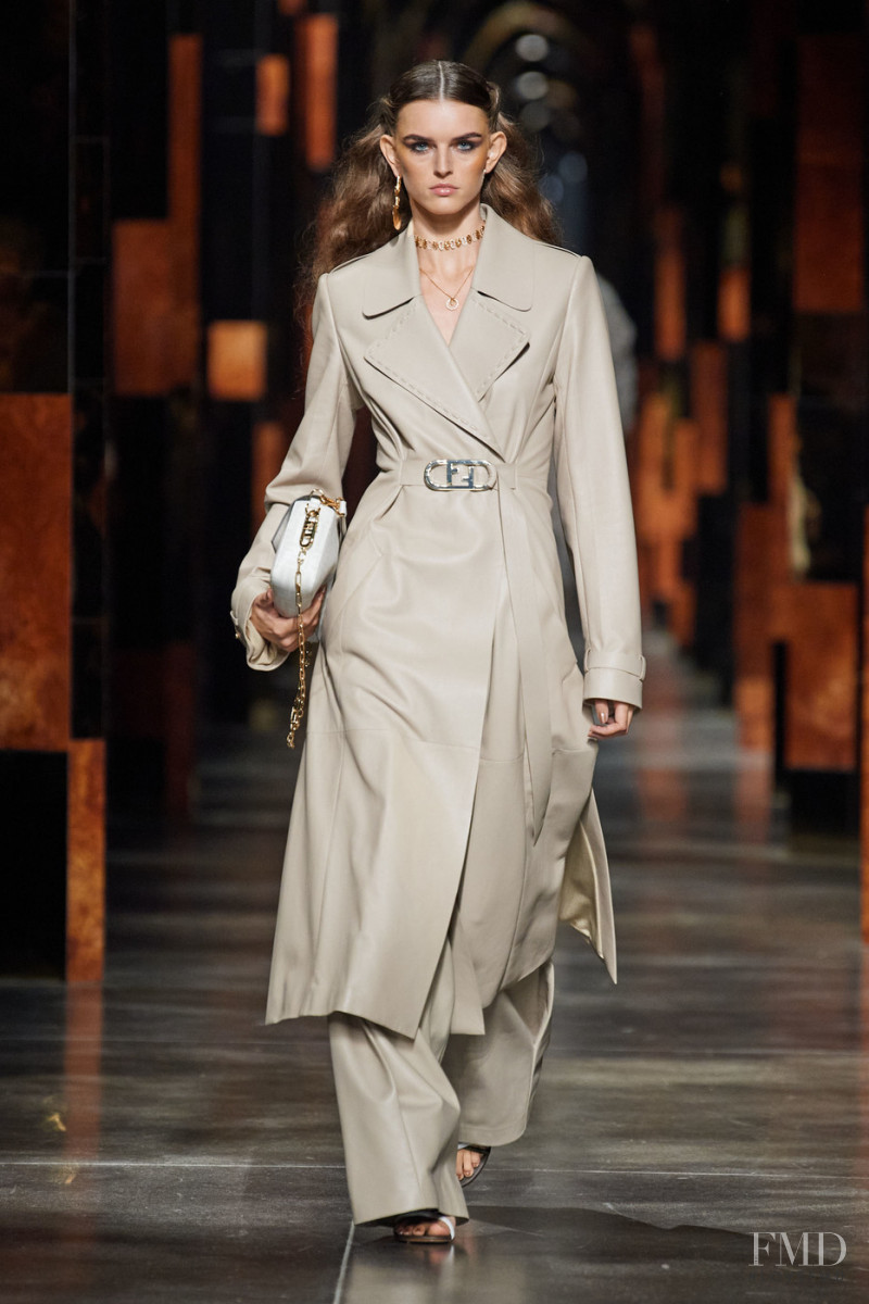 Alma Lund featured in  the Fendi fashion show for Spring/Summer 2022