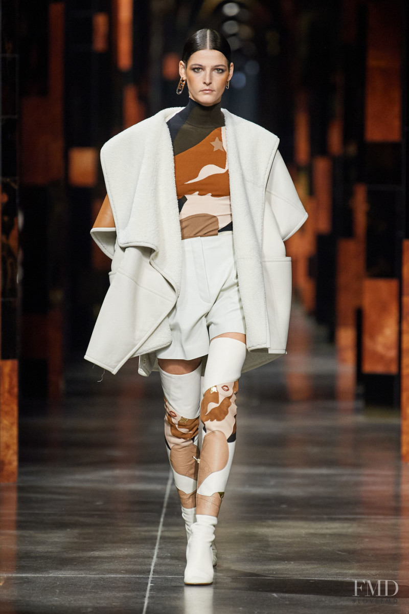 Effie Steinberg featured in  the Fendi fashion show for Spring/Summer 2022