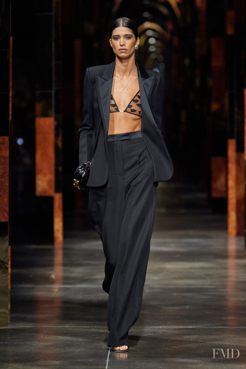 Mica Arganaraz featured in  the Fendi fashion show for Spring/Summer 2022