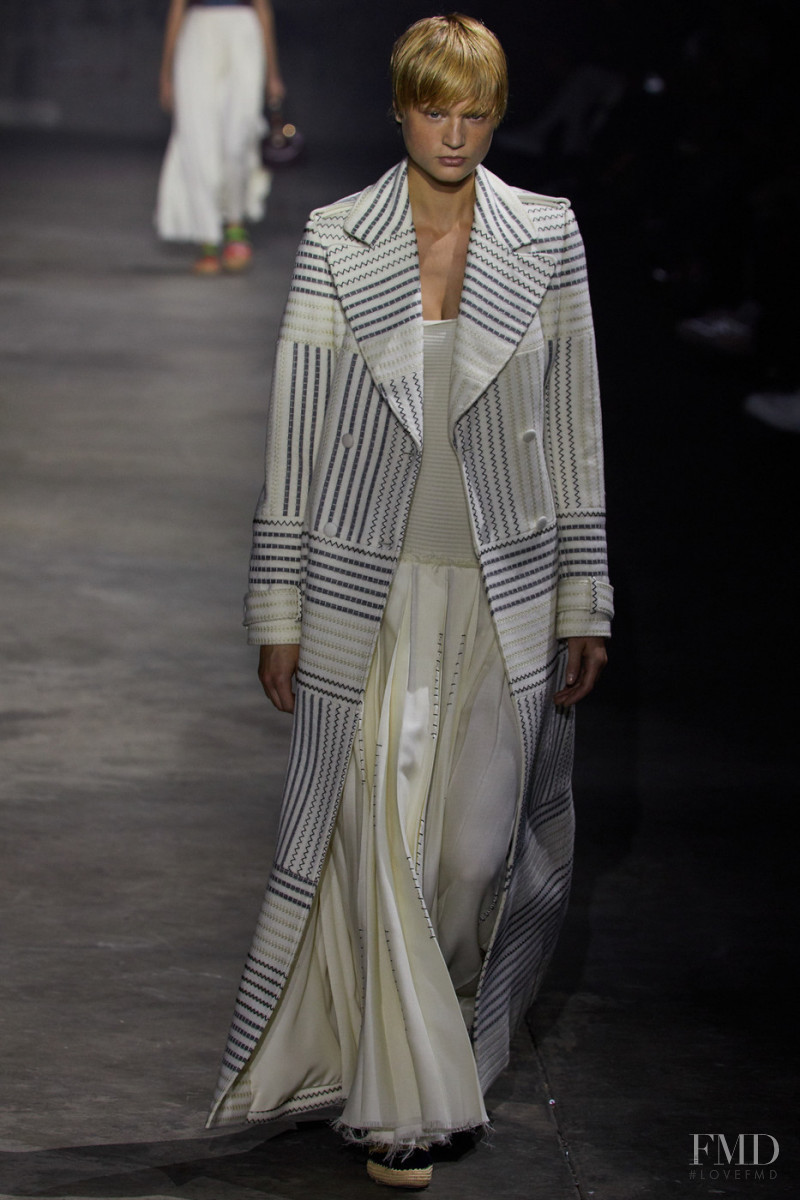 Michelle Laff featured in  the Gabriela Hearst fashion show for Spring/Summer 2022