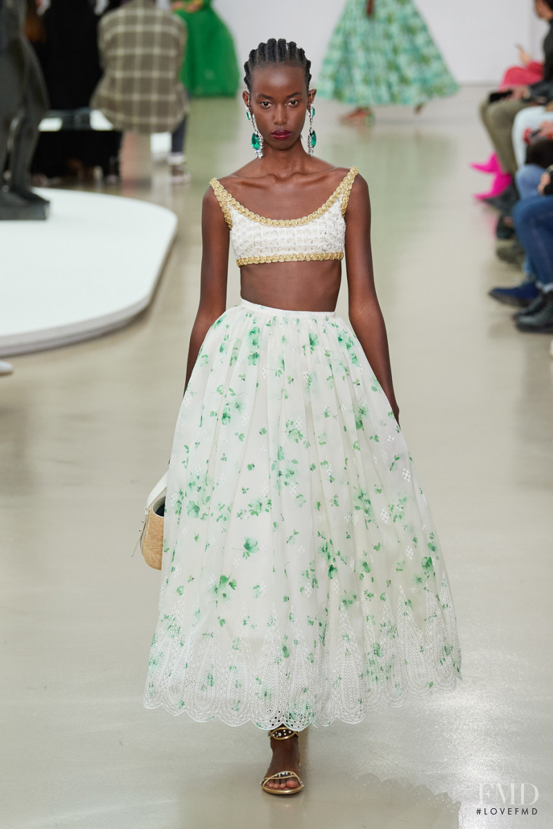 Jennifer Girukwishaka featured in  the Giambattista Valli fashion show for Spring/Summer 2022