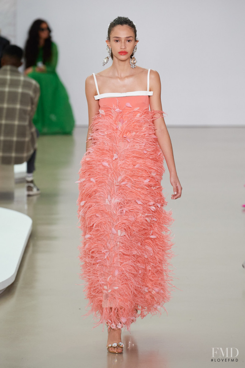 Catarina Guedes featured in  the Giambattista Valli fashion show for Spring/Summer 2022