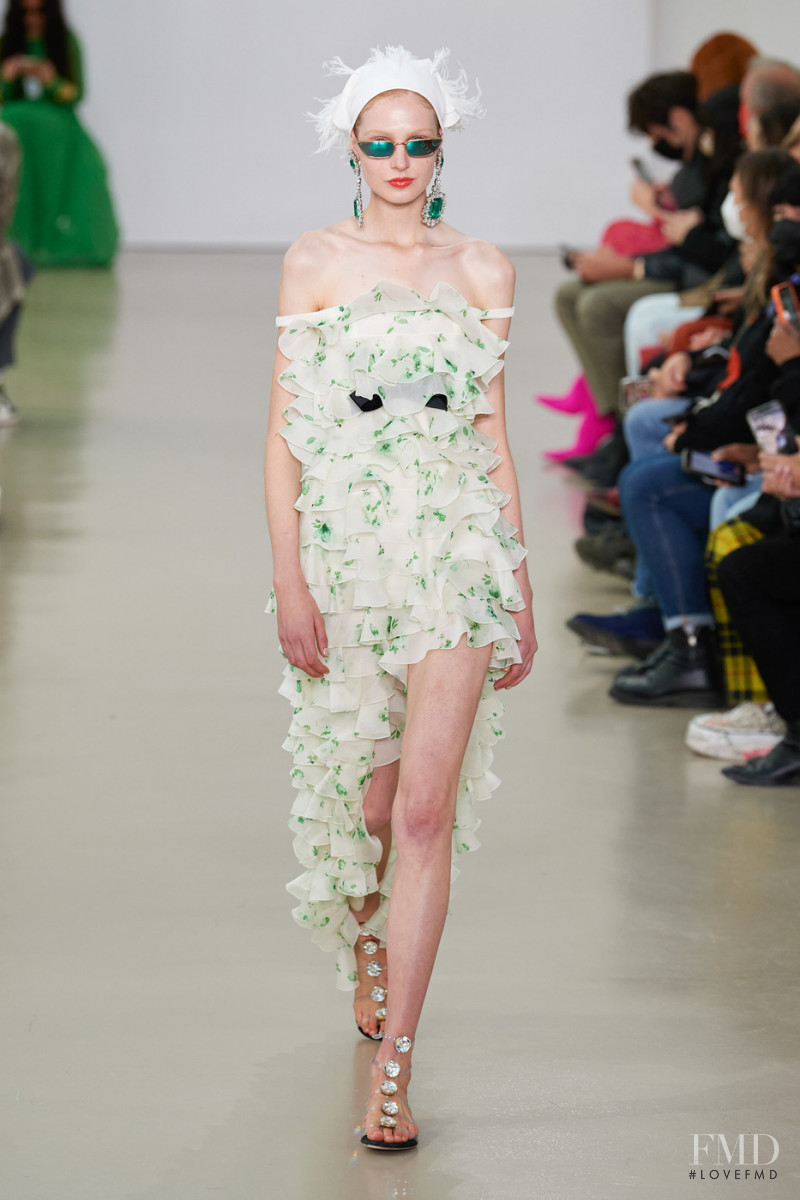 Levi Achthoven featured in  the Giambattista Valli fashion show for Spring/Summer 2022