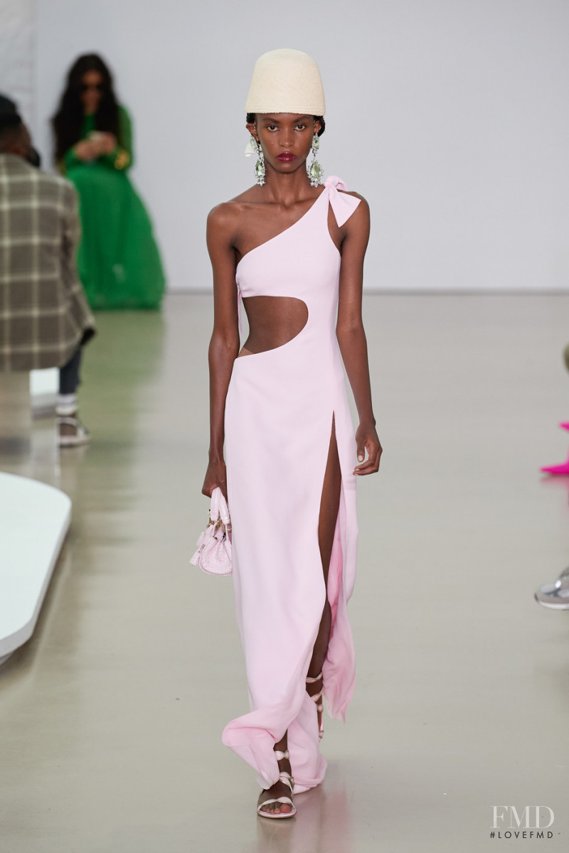 Christine Munezero featured in  the Giambattista Valli fashion show for Spring/Summer 2022